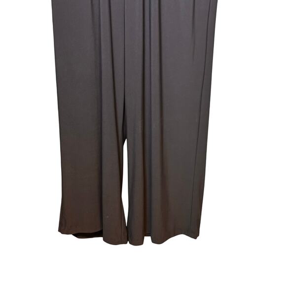 GILLI V-Neck Sleeveless Pockets Wide Ankle Leg Jumpsuit Gray Women's Large NWT - Picture 5 of 10